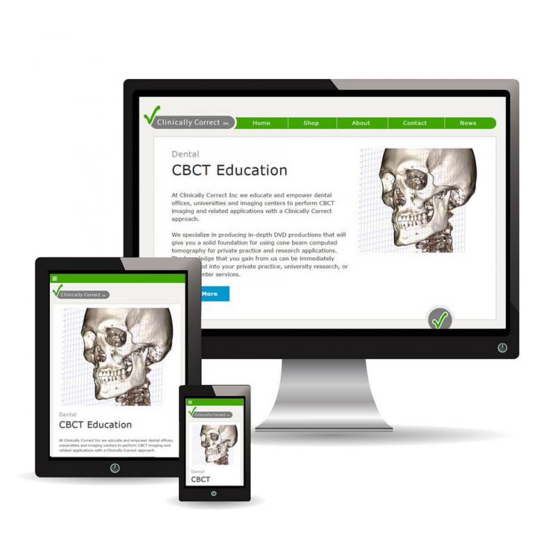 Clinically Correct's website is now responsive