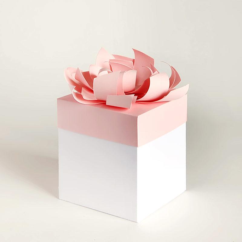 Gift card bow box