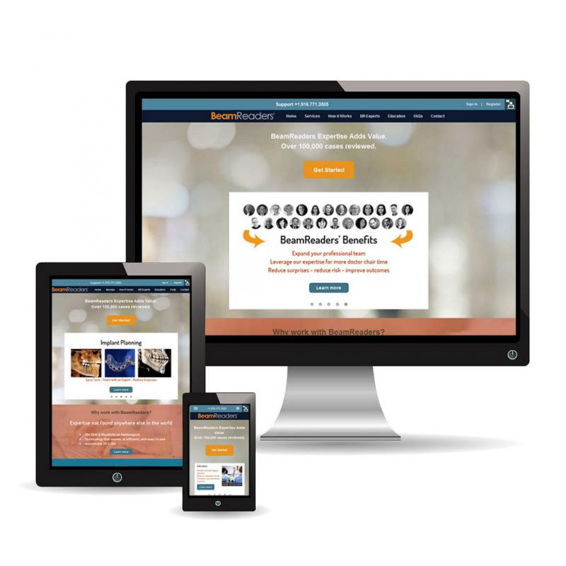 BeamReaders has a new website look - responsive web design