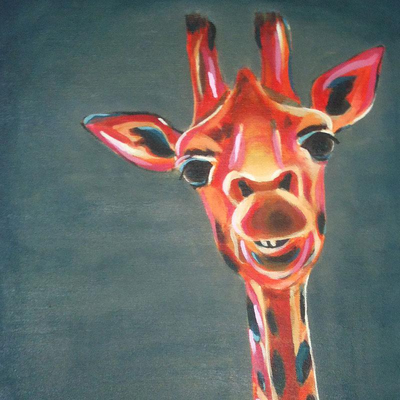Giraffe / acrylic