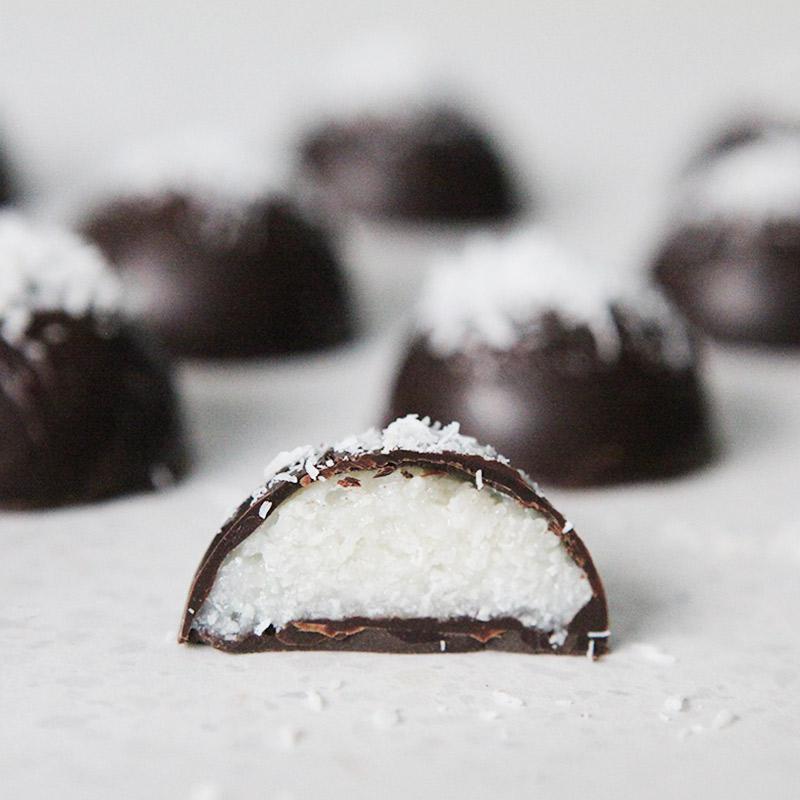 Coconut filled chocolates